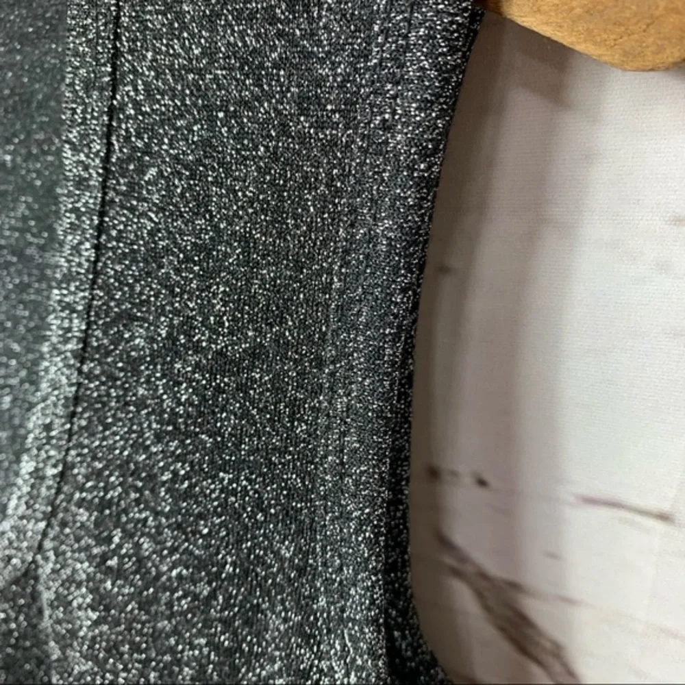NWOT J. Crew Silver Metallic Tank Top